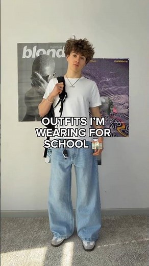 Outfits I’m wearing for school. 🏫 #streetwear #schoolfits #baggyjeans #outfitideas #fitcheck