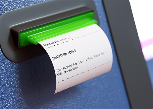 How to deal with overdraft and a negative bank account