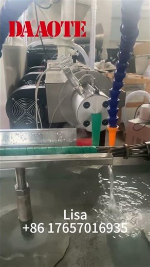 Plastic spring hose extruder machine #machine #factory #cablewirestrippingmachine