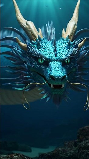 The Water Dragon Rises: A Mythical Creature Returns to Save or Destroy? #youtubeshorts #viralvideo