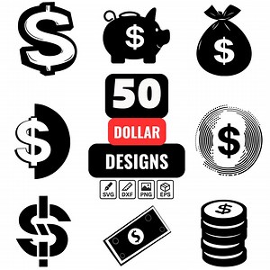 Dollar Svg Bundle, Money Symbol Png, Currency Clipart, Dollar Sign, Dollar Vector, Bank Icon, Economic Symbol Svg, Money Clipart - Etsy Australia