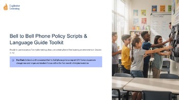 Bell - to - Bell Phone Policy Scripts Language Guide Toolkit Ready to Use Res...