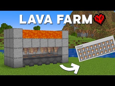 Minecraft 1.20 Lava Farm - Auto Lava Farm Tutorial | 1.20 +