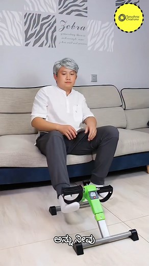 Compact Folding Pedal Cycle – Perfect for Easy Home Workouts #HomeWorkout #SeniorFitness #FoldingCycle #PedalExercise | Tanushree Creations