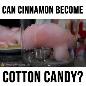 In this video we’re seeing if you can make different kinds of cotton candy- cinnamon, brown sugar and honey. | The King of Random