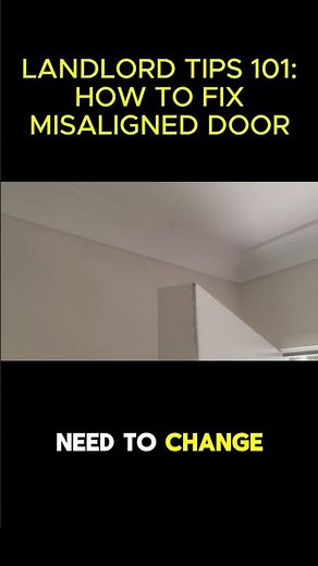 How To Fix Misaligned Doors