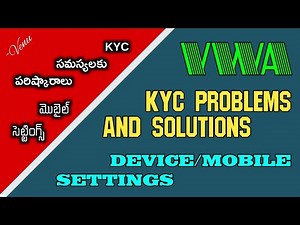 KYC PROBLEMS AND SOLUTIONS #guide #support #error #update #kyc #problem #solution #mobile #settings