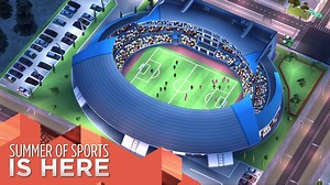 80K views · 161 shares | The Summer Sports update is live, with a new Specialization storage and additional land expansions! Take a look at some of the sports venues that are arriving on Thursday. | SimCity BuildIt | Facebook