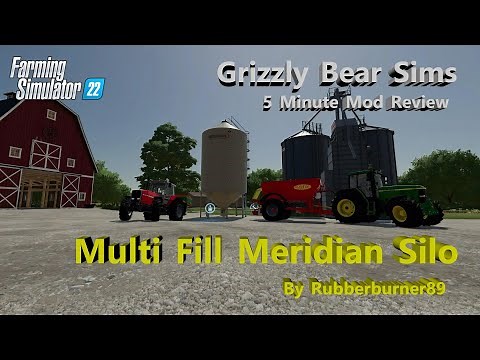 Farming Simulator 22 ᴴᴰ Multi Fill Meridian Silo by Rubberburner89 🚜 A GBS 5 Minute Mod Review