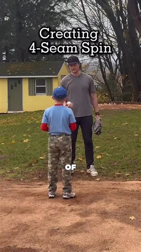 Ben | Pitching Coach on Instagram: "Creating spin by flicking with a four seam grip is a good way for a young pitcher to learn how to create feel for his pitches . . . . . I create for pitchers who want to fall back in love with the game, transforming ego into growth, frustration into curiosity, and reminding them when you love the game, the game loves you back. Follow for more tips for the mound. #pitchingdevelopment #pitchinglessons #pitching #baseball"