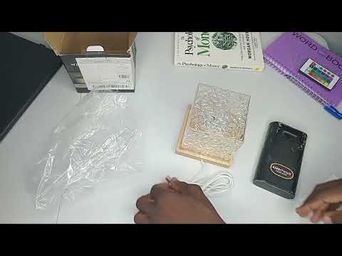 USB water pattern light reviewed // Transform your room with this pattern light