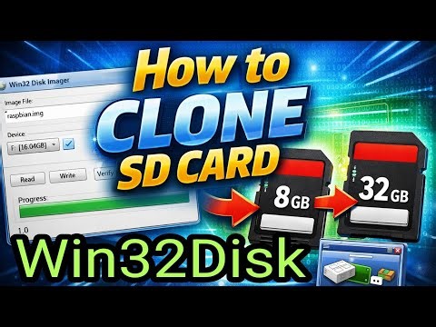 Win32 Disk Imager - How to Clone SD Card - 2026