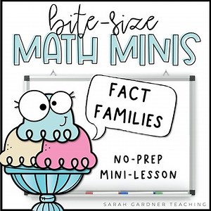 Fact Families Addition & Subtraction | Related Facts 1st Grade Slides Powerpoint
