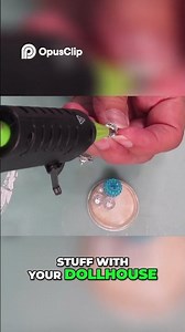 DIY Dollhouse Lamp Upcycled Jewelry Beads!