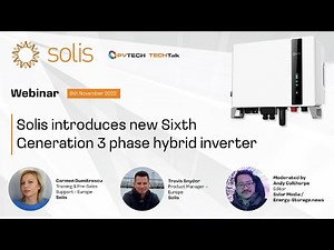 Solis introduces new Sixth Generation 3 phase hybrid inverter