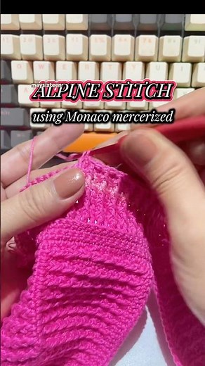 Crochet Alpine Stitch tutorial #crochet #alpinestitch #crochet101