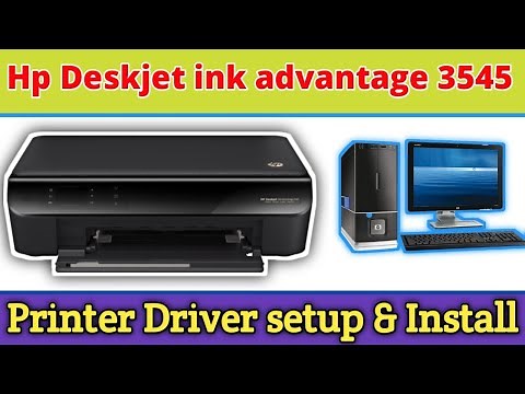 how to download and install hp deskjet Ink Advantage 3545 printer usb driver on windows 2022.