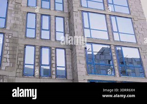 Installing Energy Efficient Windows on Modern Facade