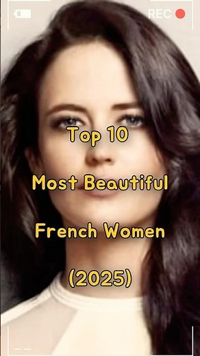 🇫🇷 Top 10 Most Beautiful French Women (2025) #top10