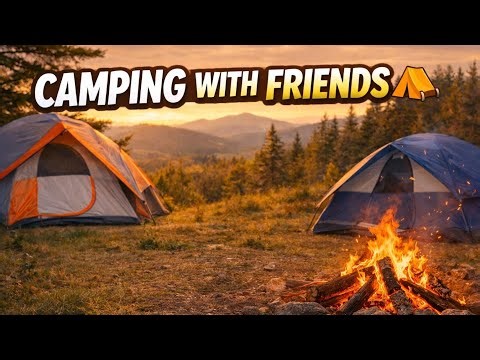 24 Hours Camping With My Friends | Nature, Fun & Memories 🌄
