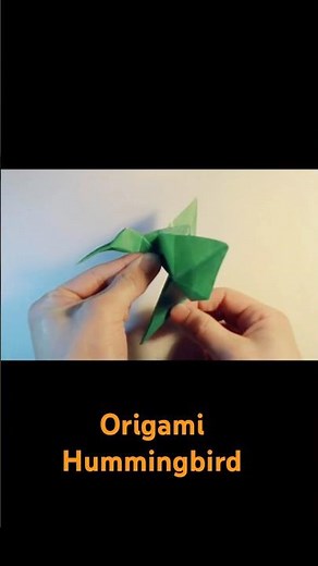 #origami#hummingbird#tutorial#diy#craft