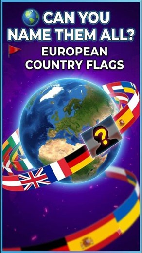 All European Country Flags | Ultimate Geography Challenge 🌍
