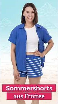 Quick and Easy Terry Cloth Summer Shorts 💙
