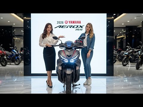 🔥 2026 Yamaha Aerox 155 – New Model FIRST LOOK | Price, Features & Mileage Review