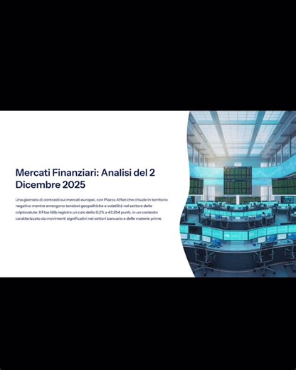 Massimo Secchi | 📊 Mercati europei altalenanti, Milano prova a tenere il passo! Giornata di saliscendi a Piazza Affari, con il Ftse Mib che chiude... | Instagram