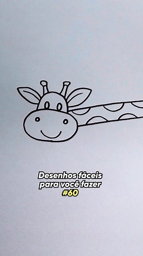 Como Desenhar uma Girafa: Tutorial Simples e Fofo