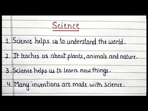10 Lines on Science | Easy Essay for Kids | Science Lines in English