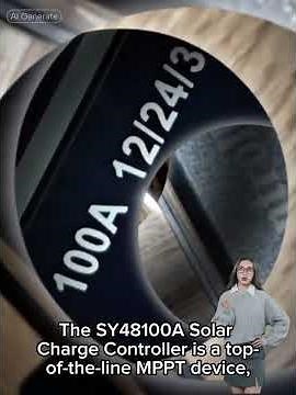 MPPT Solar Charge Controller Model: SY48100 #solarenergy #diy