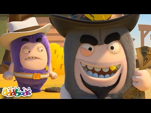 Cowboy Jeff! 🤠 | 1 HOUR! | Oddbods Full Episode Compilation! | Funny Cartoons for Kids