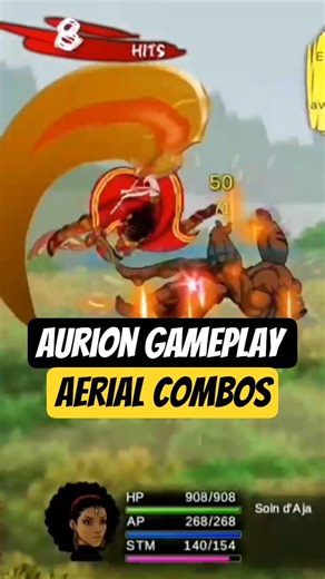 Aurion Gameplay: Master Aerial combos #actionrpg #gaming #xbox #blerd #indiegame