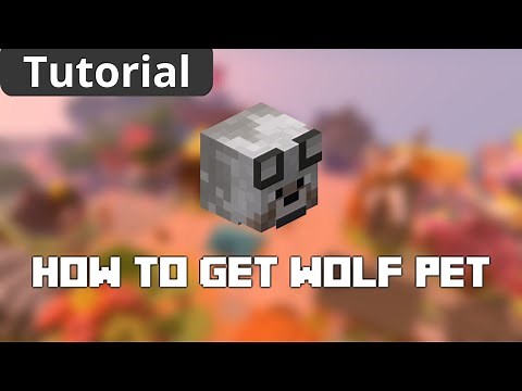 How To Get WOLF PET in Hypixel Skyblock