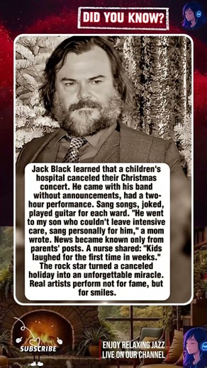 Jack Black’s Christmas Miracle No One Knew About