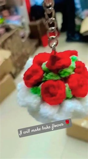 # crochet 🧶 flower buke🌹