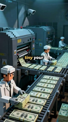 How a $100 Bill Is Really Made: The Hidden Details They Don't Want You to See #short #money