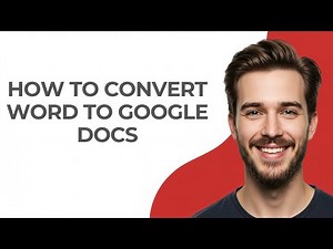 How To Convert Word To Google Docs - GUIDE!