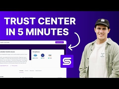 How to Set Up Secfix Trust Center in Under 5 Minutes | Quick Guide with Co-Founder Grigory