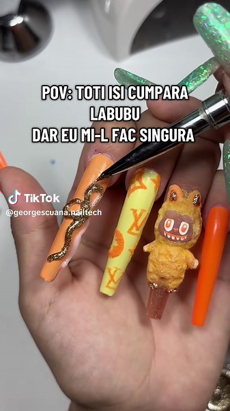 Nail Art DIY: Cum să îți faci Labubu acasă