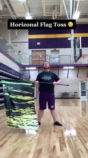 Horizonal Flag Toss Tutorial for Color Guard