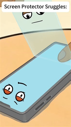 Funny Animations on Instagram: "Screen protector sruggles 🤣🤣🤣 #funny #animation #usa #reels #foryou"