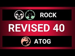 Revised 40 Gameplay - BG Rock vs Atog Artifacts - Magic the Gathering MTG