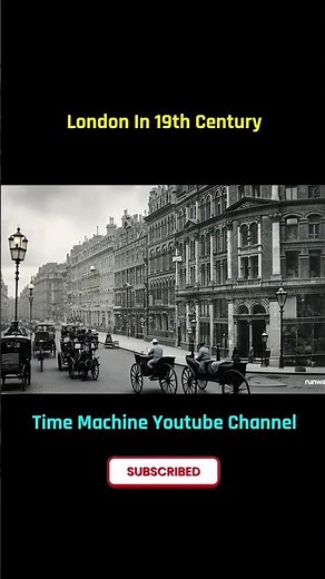 "London in the 19th Century | AI Restored & Animated Footage of Victorian Era"
