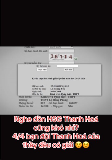 Khó khăn của HSG Thanh Hoá: Đội 4/4 có giải!