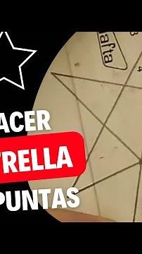 COMO HACER una ESTRELLA de 5 puntas ⭐️ HOW to MAKE a 5 POINT STAR ⭐️
