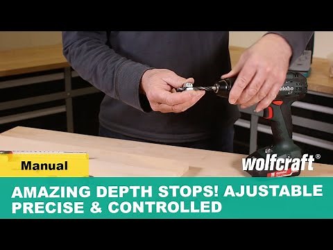 Amazing Depth Stops! Precise Adjustment & Controlled Drilling Depth