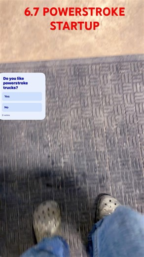 6.7 powerstroke startup #automobile #tornado