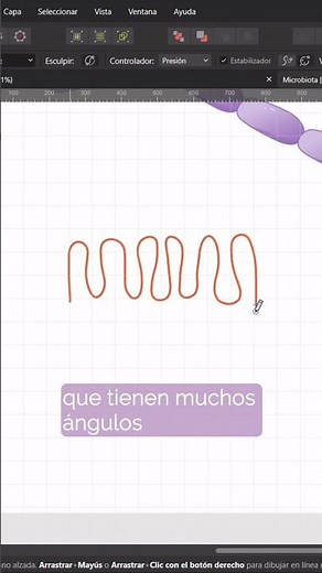 Trucos de la herramienta Lápiz: ¿conoces el Modo Esculpir? Tutorial Affinity Designer